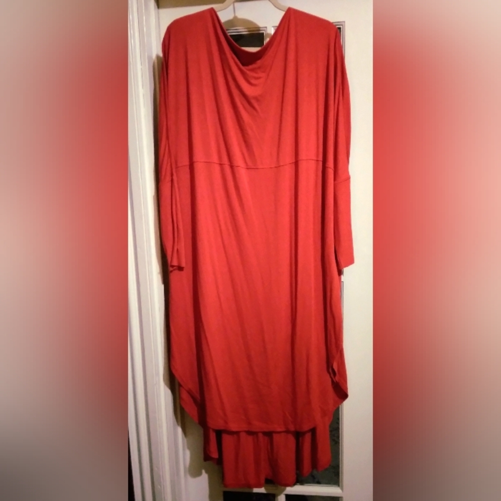 Free People Boatneck Hi-Lo Curved Hem Tunic